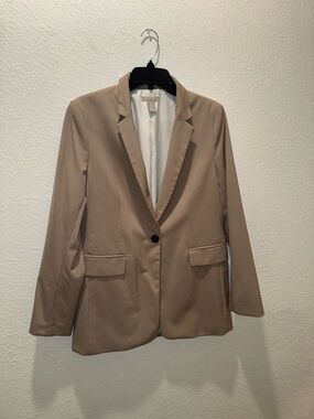 H&M Beige Single-Button Women's Blazer
